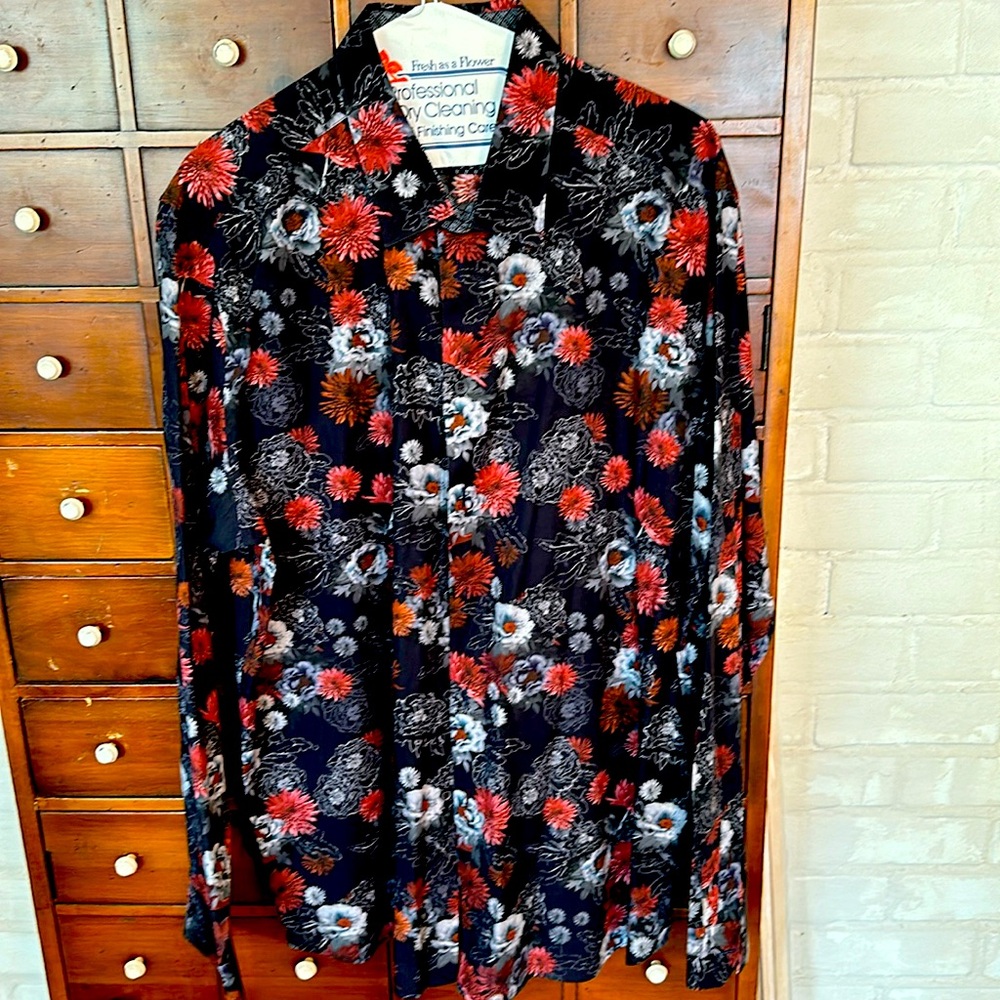 Ted Baker long sleeve button down shirt